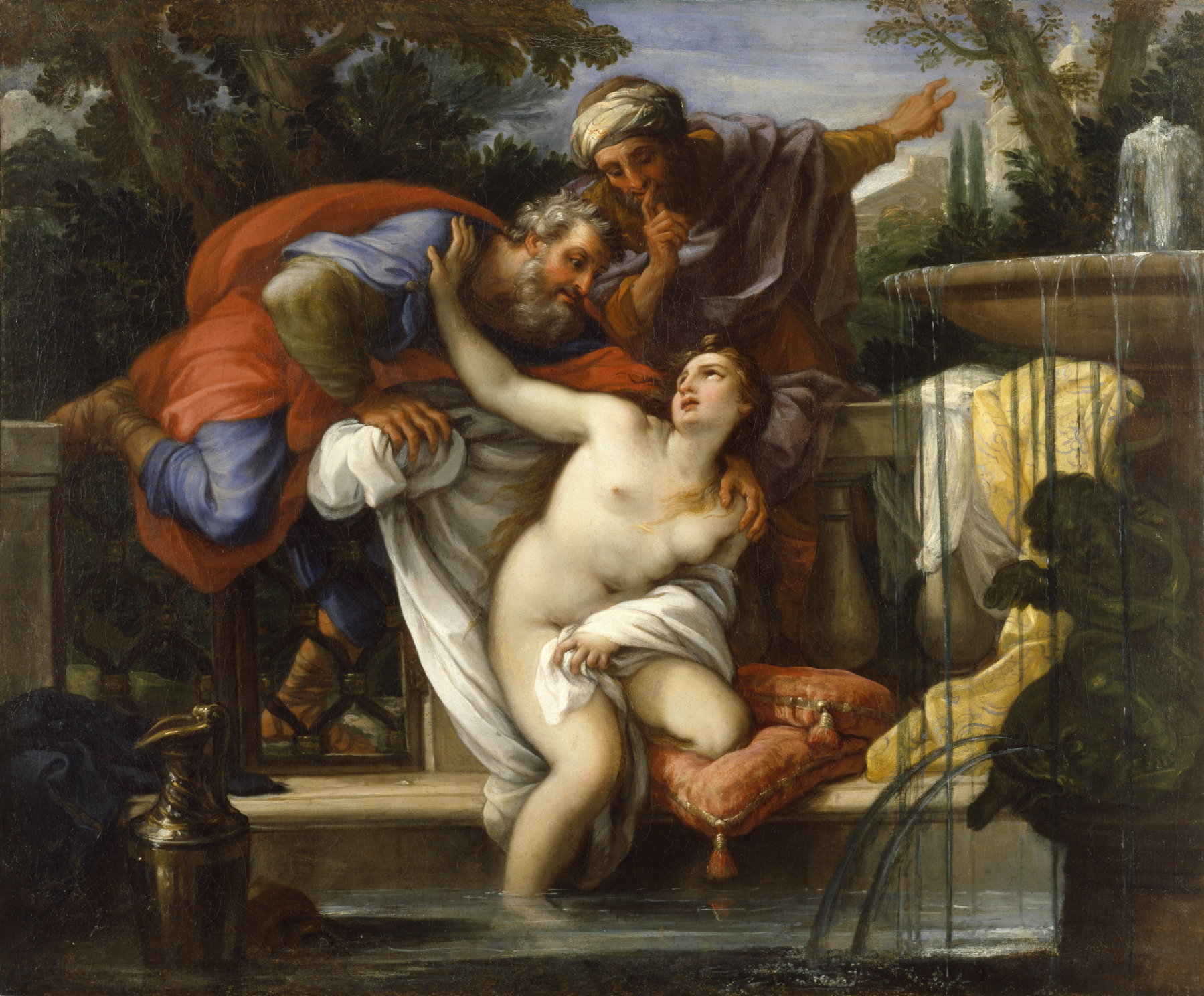 web bible women Giuseppe_Bartolomeo_Chiari_-_Susannah_and_the_Elders_-_Walters_371880