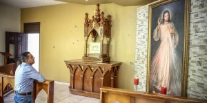 Balazos a la Divina Misericordia, imagen que impacta hoy