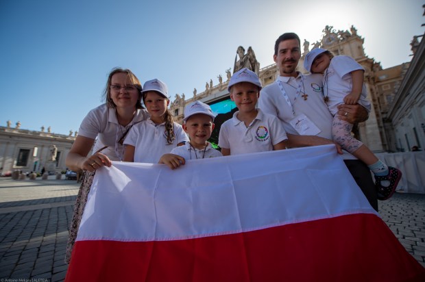 DURING POPE FRANCIS mass for the 10th World Meeting of Families