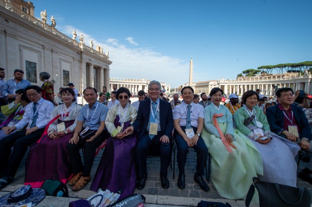 DURING POPE FRANCIS mass for the 10th World Meeting of Families