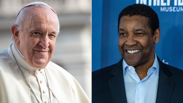 Pope-Francis-and-Denzel-Washington