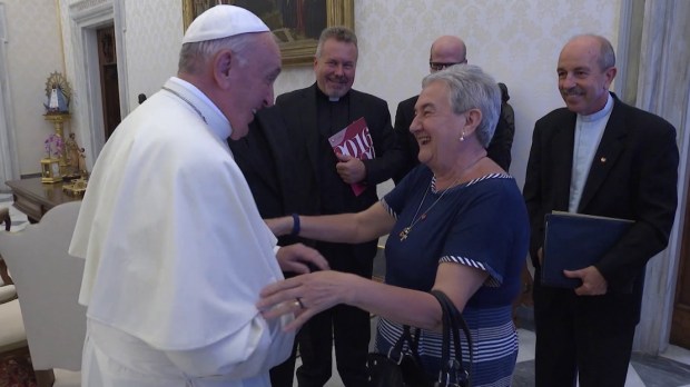 Pope-Francis-With-Suora-Maria-Luisa-Berzosa-Gonzalez