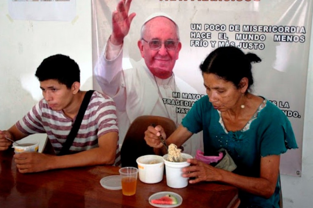 Comedor de la Parroquia de Nuestra señora de la Paz en Caracas, Venezuela