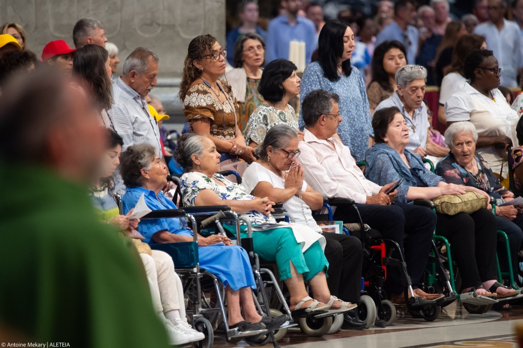 POPE FRANCIS presided over Mass for World Day of Grandparents and the elderly