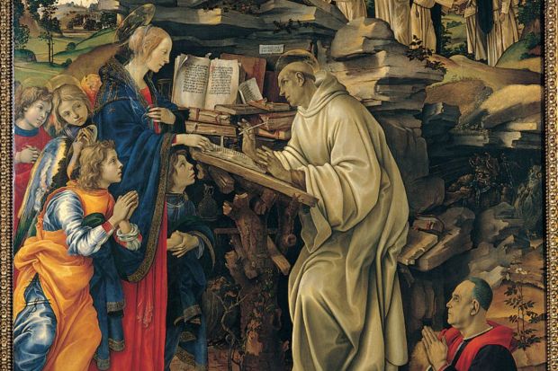 Apparition of Our Lady to St. Bernard
