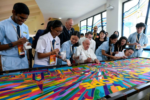 Pope Francis-young people-Catholic Junior College-Singapore