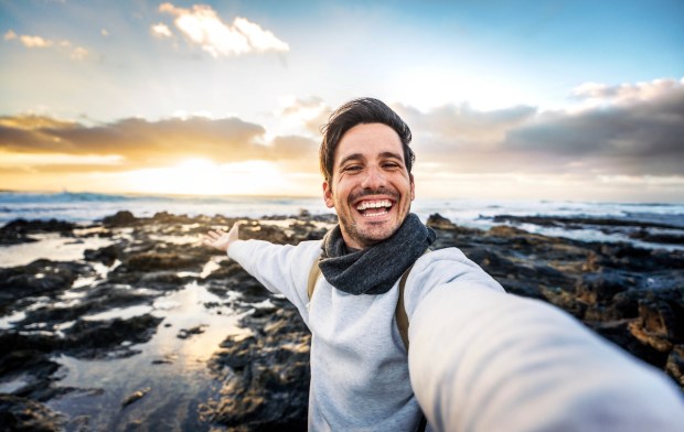 Happy man