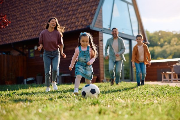 family- playing