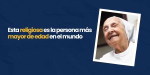 (VIDEO) Esta religiosa es la persona de mayor edad en el mundo