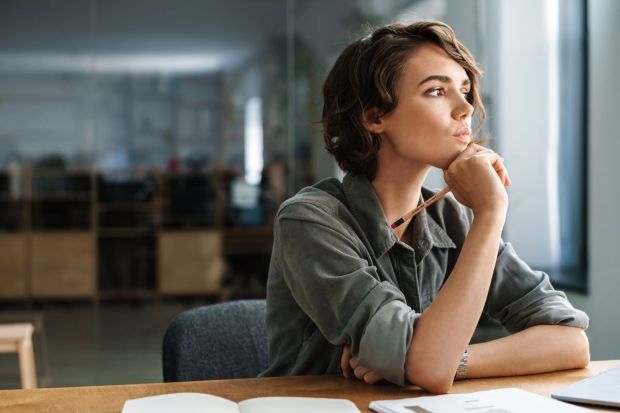 woman thinking